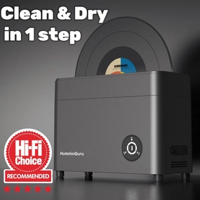 Ultrasonic Vinyl Record Cleaner- 40kHz Ultrasonic Vinyl Record Cleaning Machine with Auto Drying, Vinyl Record Cleaner Kit with Filters, 1Y Warranty (HG01 7/10/12 Inch) record cleaning kit,vinyl cleaner,stylus brush set,