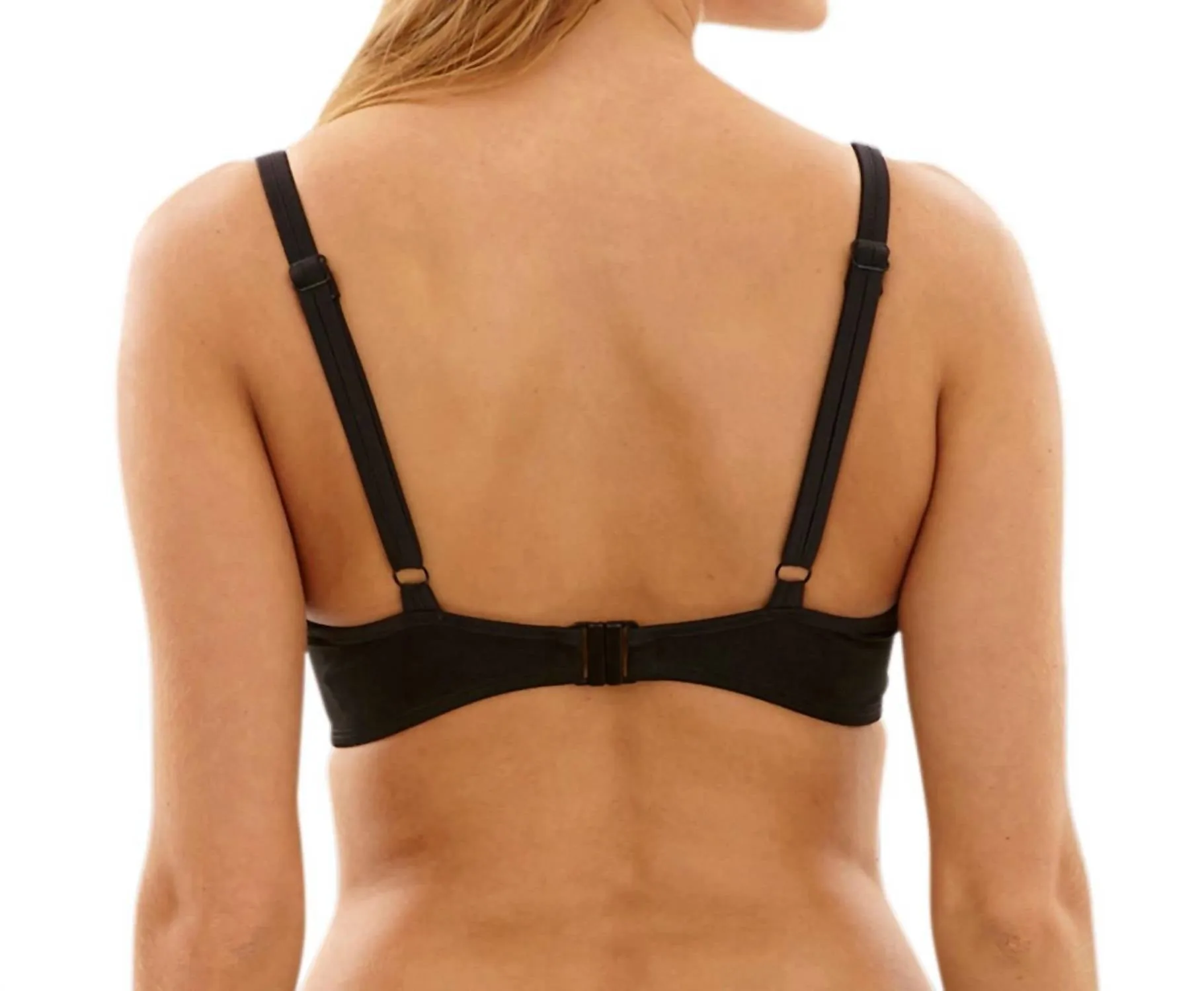 Underwire Balconnet Bikini Bra - J-Cup In Black
