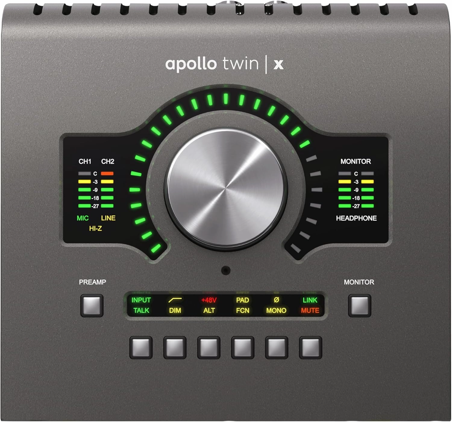 Universal Audio Apollo Twin X Duo USB Heritage Edition Audio Interface (APLTWXDU-HE) audio interface,USB interface,music recording input,