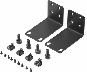 Universal Rack Mount Kit 1U Rack Ears for NETGEAR Series Switches (JGS/MS/RPS/SRX/XS/XSM/FS Series) rackmount gear,audio rack equipment,studio rackmounts,