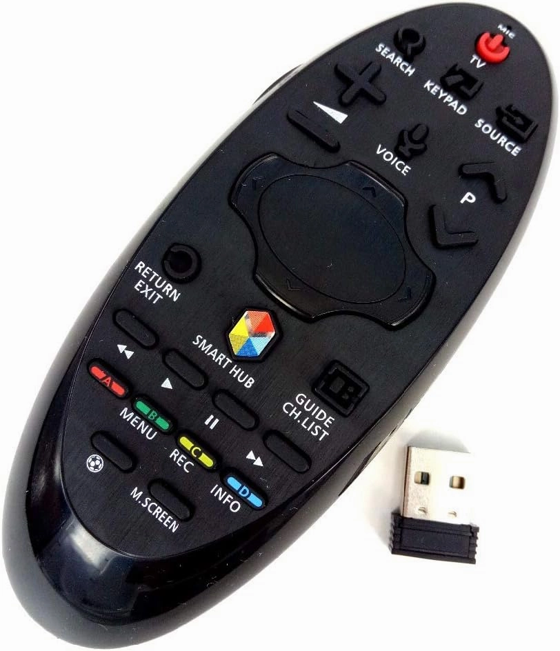 Universal Remote Control fit for IR 433MHZ SR-7557 BN94-07557A RMCTPH1AP1 BN59-01185D BN59-01184D for LED TV Smart Hub Touch with USB smart audio hub,voice control speaker,Alexa compatible audio,