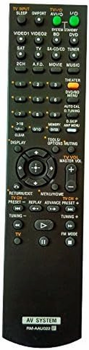 Universal Remote for Sony Home Theater Audio HTSS2300 STR-KS2300 HTCT100 HTCT150 HT-CT150 HTSS360 HT-SS360 STR-KS360 home cinema system,5.1 home theater,surround sound package,