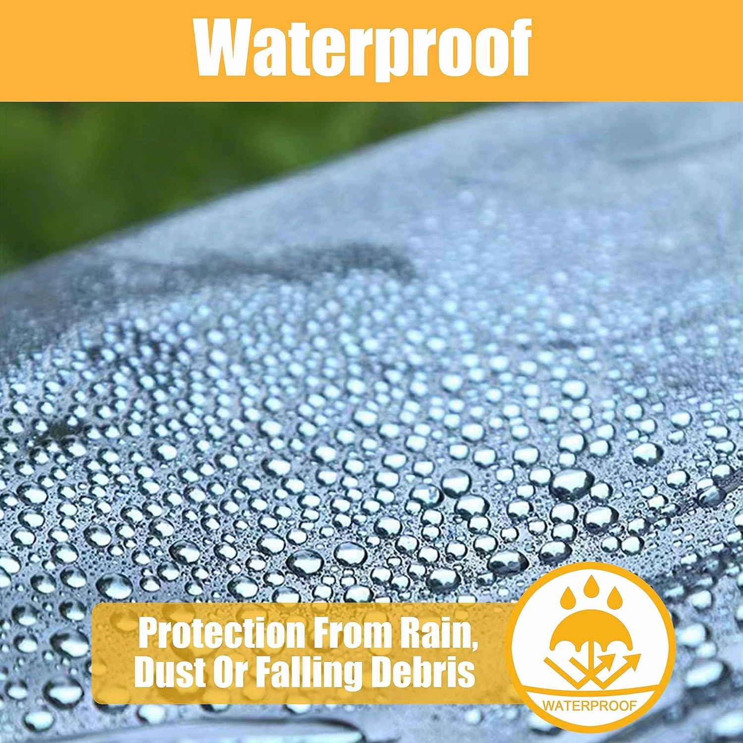 Universal Tinted Clear Forklift Cover - UV Protection Rain Cover - Heavy Duty Waterproof Vinyl - 50 x 40in