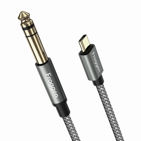USB C to 6.35mm 1/4 inch Audio Stereo Cable 22 Feet, USB Type C to 6.35mm 1/4 inch TRS Audio Cord Compatible with iPad, Pixel 4XL, Samsung Galaxy S22, Amplifier, Mixer, Speaker, Home Theater home cinema system,5.1 home theater,surround sound package,