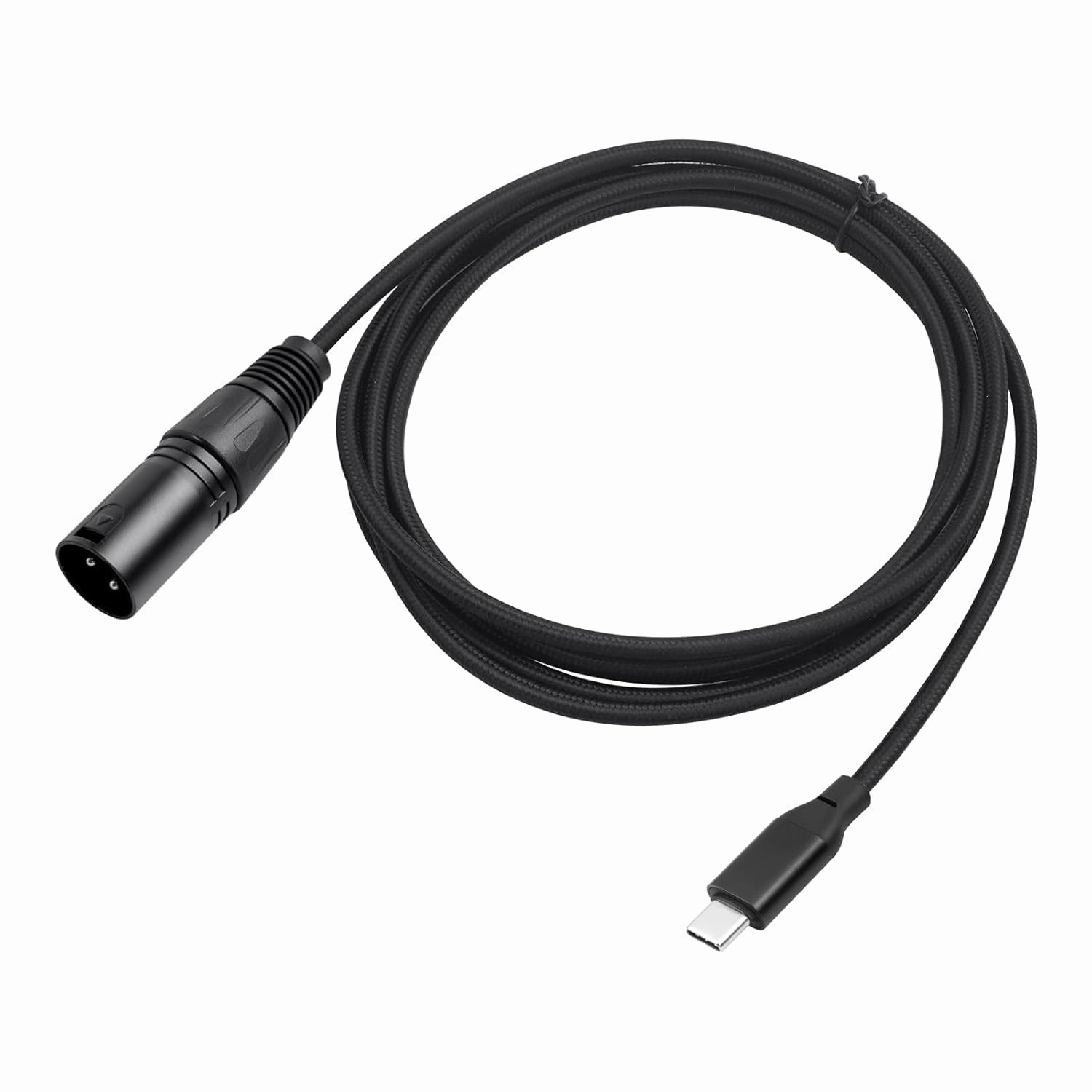 USB C to XLR Cable,13Ft XLR Male to USB C Converter Adapter,USB Type C to XL-R Male Output Stereo Cable for Amplifier, Speaker, Mixer Console, etc