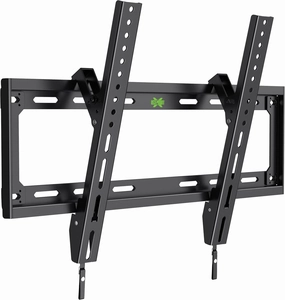 USX Mount UL Listed TV Mount Low Profile for Most 26-60" Flat Screen LED, LCD, Curved TVs, TV Wall Mount Bracket Tilt VESA 400x400mm- Up to 99lbs, Quick Lock and Release to Mounts on 12" 16" Stud speaker wall mount,audio bracket,AV wall moun