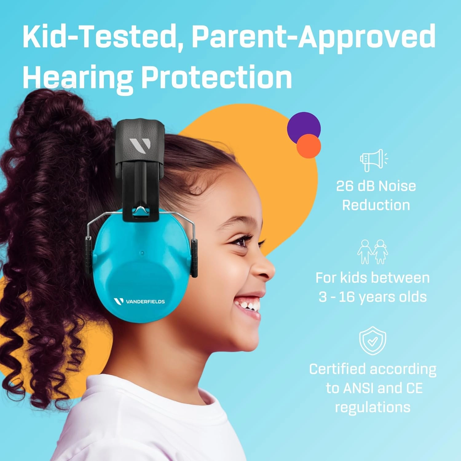 Vanderfields Kids Hearing Protection Earmuffs