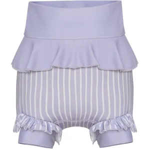 Vanilla COPENHAGEN Neoprene Swim Pants UV50  Lucy Lavender Striped