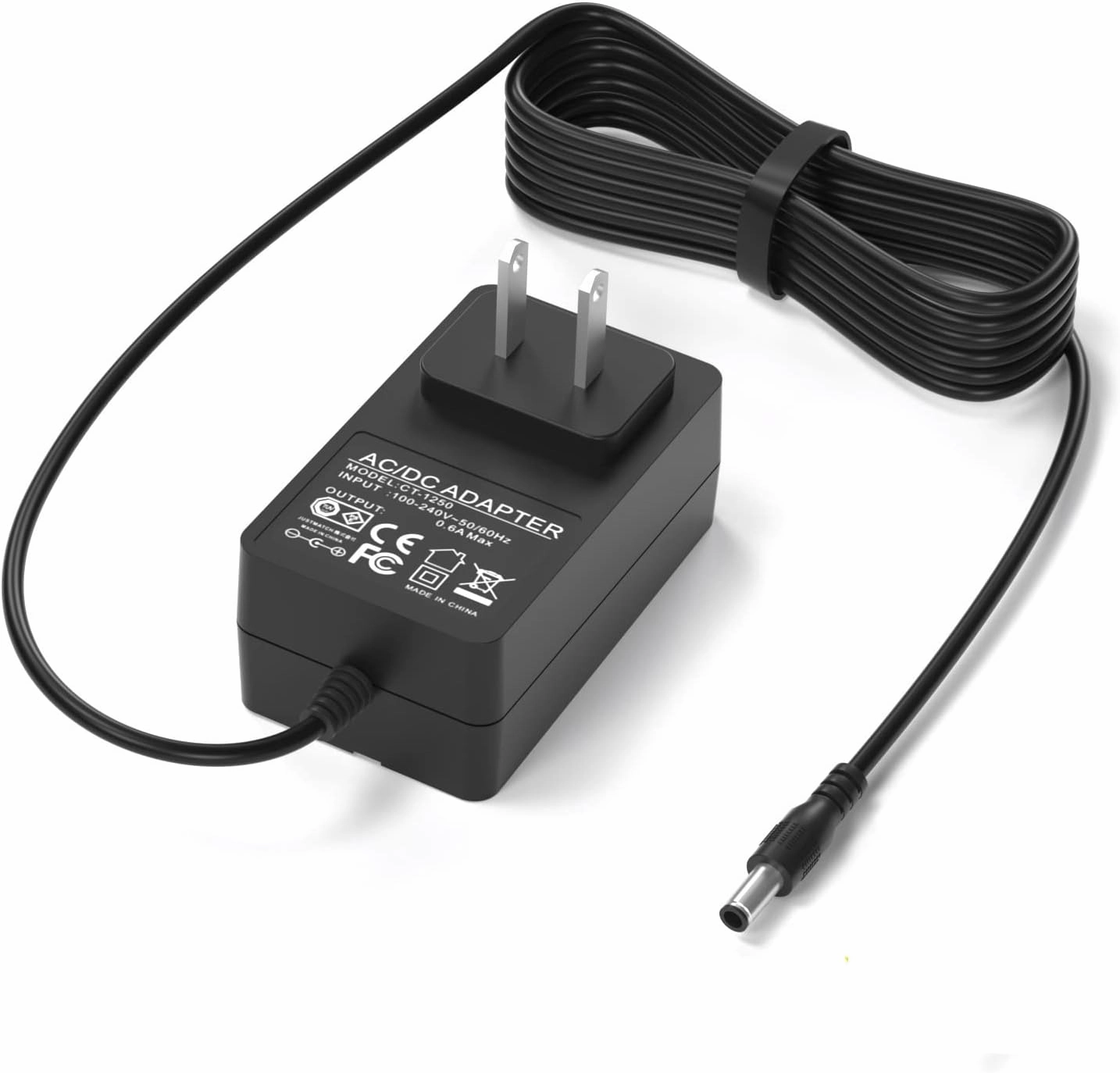 VHBW AC Adapter Power Cord for Audio-Technica AT-LP60X-BK, AT-LP60X-BW, AT-LP120XUSB-BK Direct-Drive Turntable Record Player 12V Charger Power Supply 5.9ft direct-drive turntable,DJ turntable,hi-torque vinyl deck,