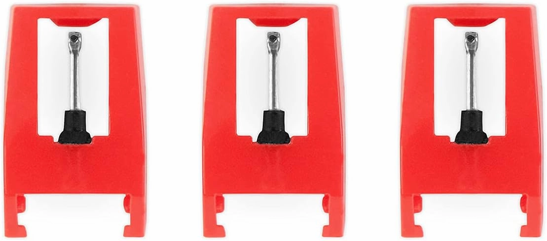 Victrola 3 Pack Turntable Replacement Needles for Record Players turntable cartridge,phono cartridge,MM MC stylus,