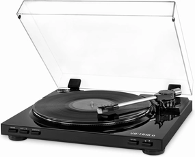 Victrola Pro USB Record Player with 2-Speed Turntable and Dust Cover, Black (VPRO-3100-BLK) direct-drive turntable,DJ turntable,hi-torque vinyl deck,
