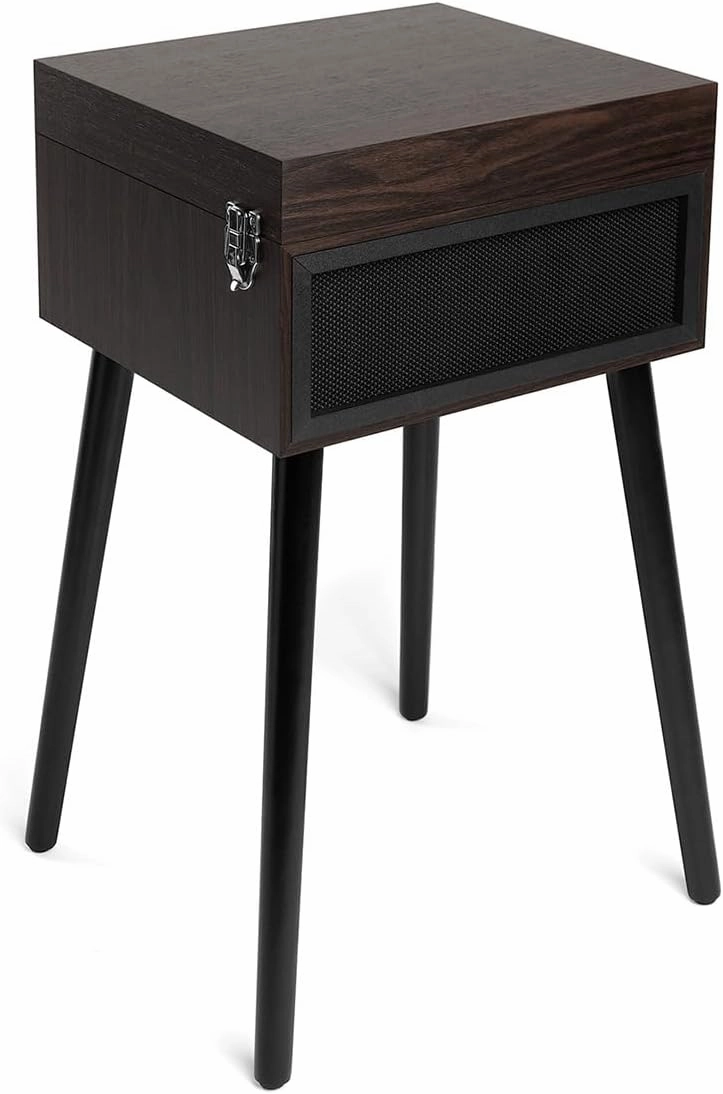 Victrola VTA-75-ESP Liberty 5-in-1 Turntable Music EntertainmentCenter with Bluetooth Wireless FM Radio USB Recorder Wood (Espresso)