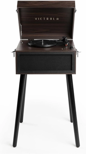 Victrola VTA-75-ESP Liberty 5-in-1 Turntable Music EntertainmentCenter with Bluetooth Wireless FM Radio USB Recorder Wood (Espresso) belt-drive turntable,vinyl record player,audiophile turntable,