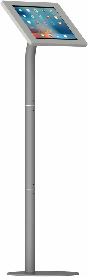 VidaMount Light Grey Home Button Covered Enclosure and Floor Stand [Bundle] Compatible with iPad Pro 12.9" (1st/2nd Gen) speaker wall mount,audio bracket,AV wall mounting,