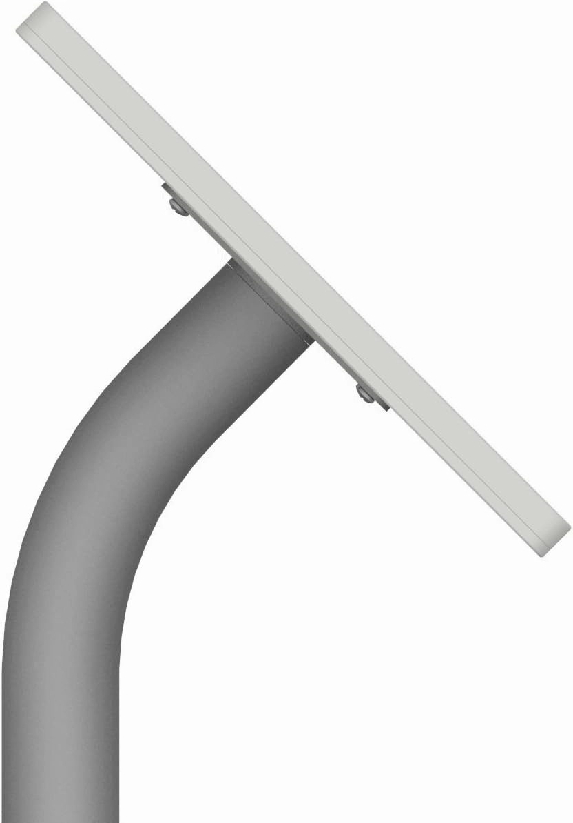 VidaMount Light Grey Home Button Covered Enclosure and Floor Stand [Bundle] Compatible with iPad Pro 12.9" (1st/2nd Gen)