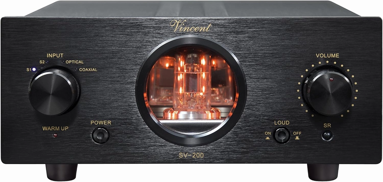 Vincent Audio SV 200 Hybrid Integrated Amplifier - Black integrated amplifier,stereo receiver,hi-fi amp combo,