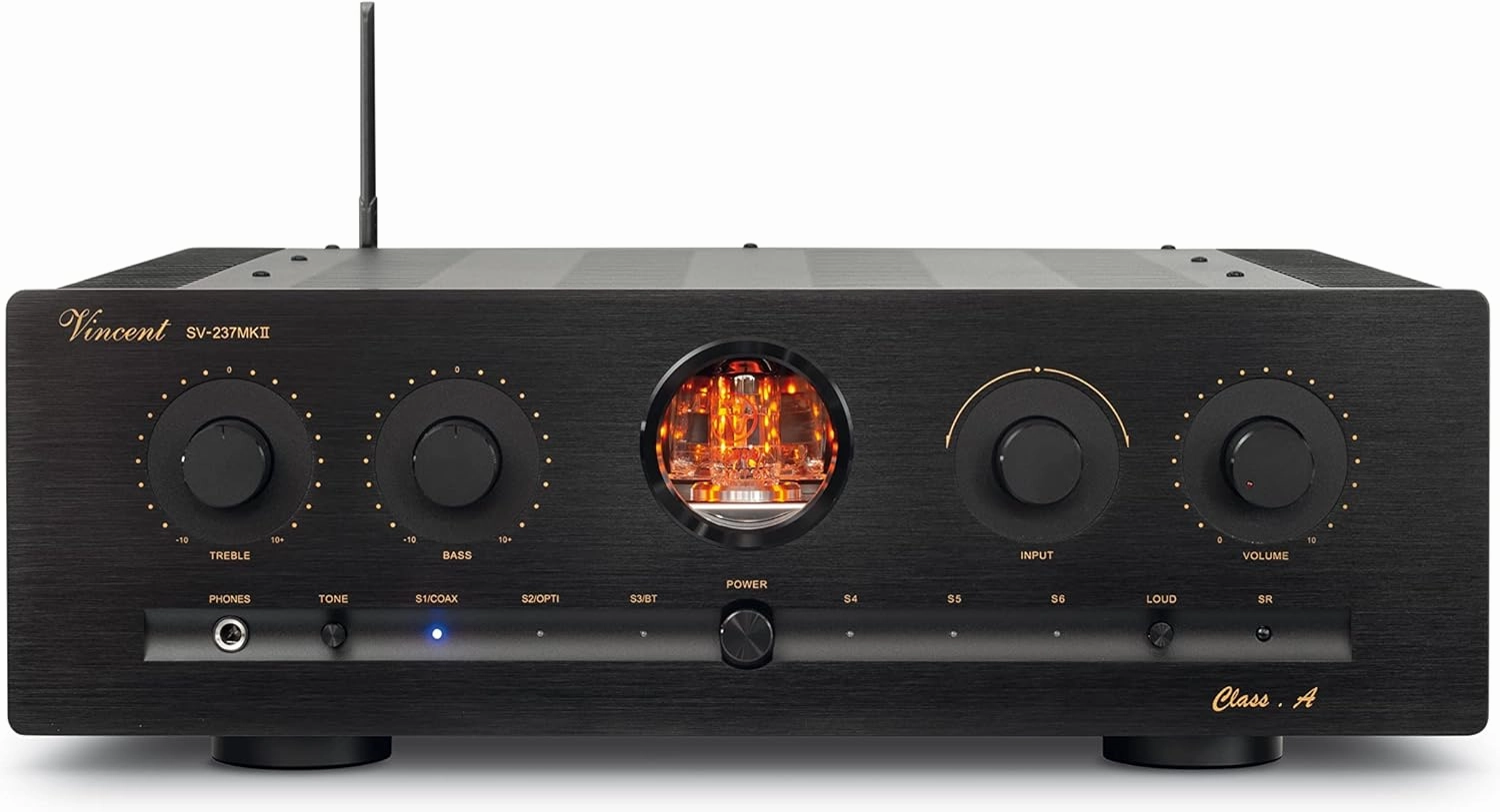 Vincent Audio SV-237MKII Hybrid Stereo Integrated Amplifier Black integrated amplifier,stereo receiver,hi-fi amp combo,
