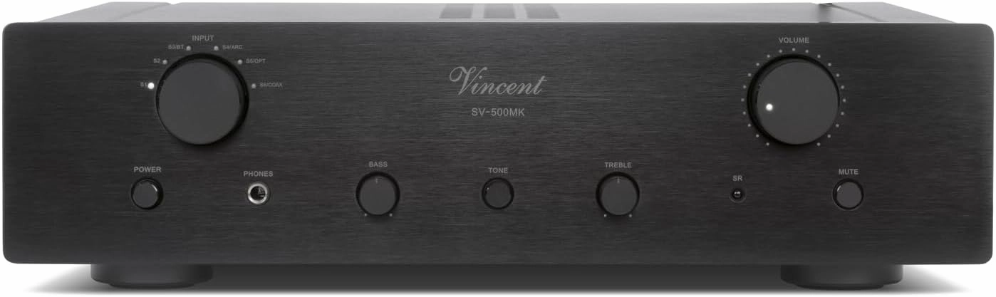 Vincent Audio SV-500 MK Stereo Integrated Amplifier (Black) integrated amplifier,stereo receiver,hi-fi amp combo,