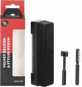Vinyl Record Brush Record Cleaning Kit with Anti Static Carbon Fiber Velvet Clean Pad and Stylus Cleaner Brush record cleaning kit,vinyl cleaner,stylus brush set,