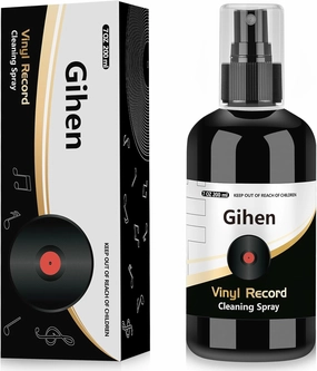 Vinyl Record Cleaner for Albums and Record Player ( 7 OZ ), Vinyl Record Cleaning Fluid Remove Dust, Fingerprints, Slight Oil Stains and Static Electricity, Vinyl Record Cleaning Solution (200 ml) record cleaning kit,vinyl cleaner,stylus brush set,