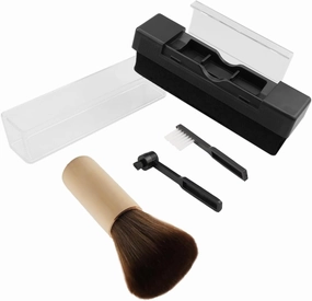Vinyl Record Cleaning Brush Carbon Fiber Anti-Static Vinyl Record Cleaning Kit with Record Cleaning Sponge and Record Needle Brush for Vinyl Record CD Fit for PS4 Xbox Disk record cleaning kit,vinyl cleaner,stylus brush set,