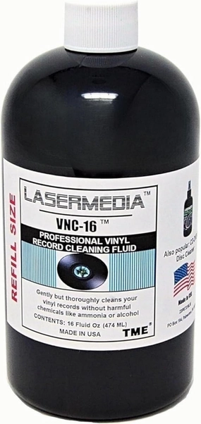 Vinyl Record Cleaning Solution Fluid Professional Residue Free Formulation 16 Oz Refill for VNC-8 Spray Bottle Made in USA record cleaning kit,vinyl cleaner,stylus brush set,