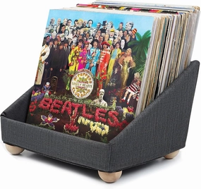 Vinyl Record Display Organizer - Compact LP Storage Shelf for 40-45 Albums - Easy Flick-Through Design - Tabletop Record Holder for Collectors & Home Decor vinyl accessories,turntable parts,record player tools,