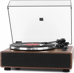 Vinyl Record Player with Magnetic Cartridge,High Fidelity Belt Drive Turntable with Built-in Speakers, Bluetooth Playback and Aux-in Functionality, Auto Off belt-drive turntable,vinyl record player,audiophile turntable,
