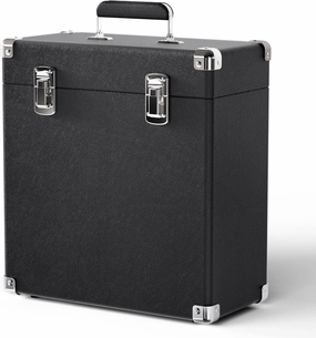 Vinyl Record Storage Box, Lp Album Storage Display Box, Dustproof and Waterproof Vinyl Record Organizervinyl storage for 30~50 Albums, Suitable for 7/10/12 Inch Portable Storage Case vinyl storage,record holder,LP organizer,