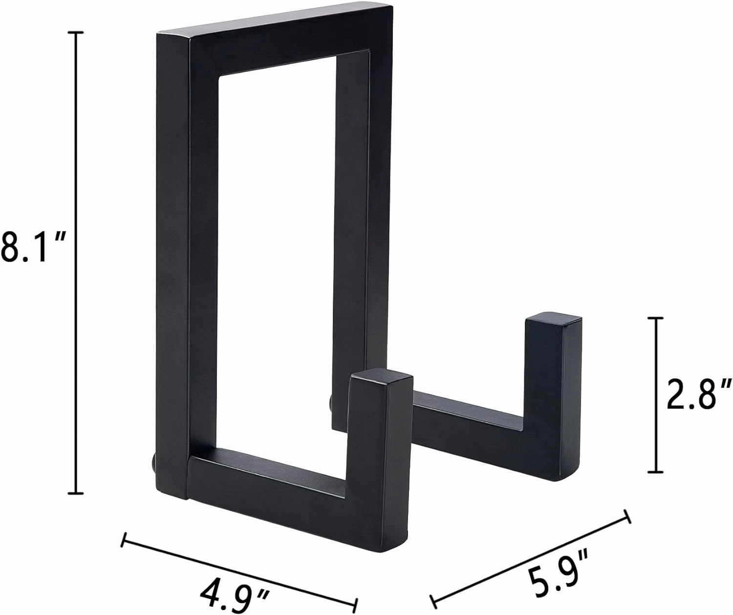 Vinyl Record Storage Holder, Black Lp Record Holder,Metal Album Storage for Vinyl Records
