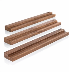 Vinyl Record Wall Mount - 3 Elegant Display Ledges Made from Solid Wood - This Vinyl Record Shelf Will Hold Records of Any Size (Walnut) vinyl accessories,turntable parts,record player tools,