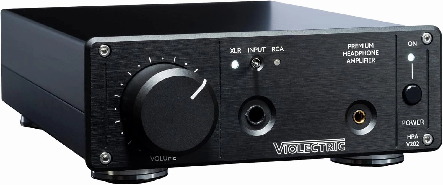 Violectric V202 Headphone Amplifier Black headphone amplifier,portable amp,desktop headphone amp,