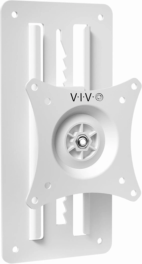 VIVO Height Adjustable 17 to 32 inch Single Monitor Articulating Wall Mount for Standing Workstations, Fits 1 Screen with Max VESA 100x100mm, White, MOUNT-VW01AW speaker wall mount,audio bracket,AV wall mounting,