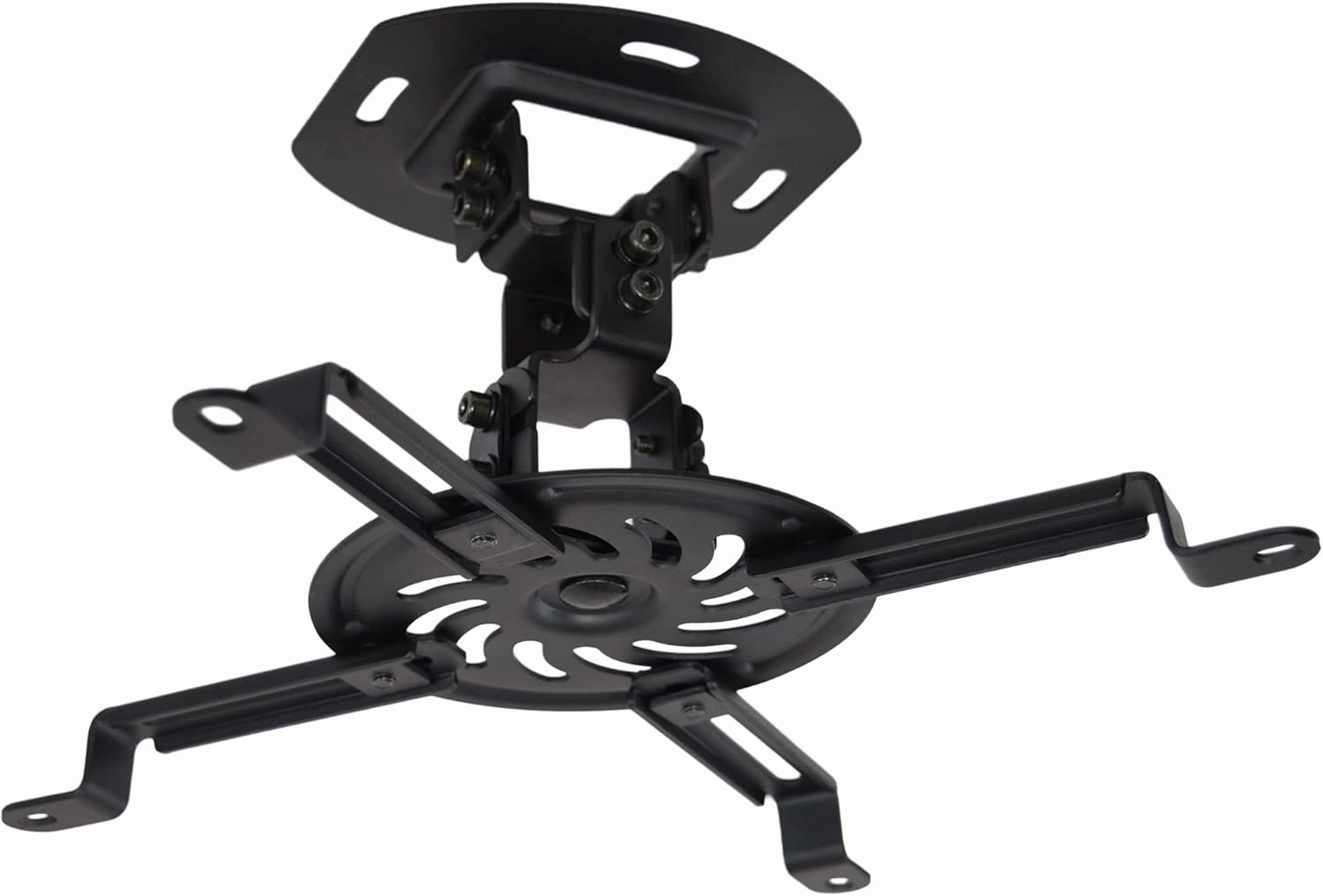 VIVO Universal Adjustable Ceiling Projector Mount for Regular and Mini Projectors, Projection Mount with Extending Arms, Black, MOUNT-VP01B speaker wall mount,audio bracket,AV wall mounting,