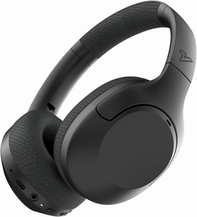 VOKALEN Hyper Pro Adaptive Active Noise Cancelling Headphones, Wireless Bluetooth Over Ear Headphones with mic, 60H Playtime, Comfort Mesh Ear Cushions, Deep Bass Hi-Res Audio, Custom EQ (Black) noise cancelling headphones,ANC headphones,travel headphones,