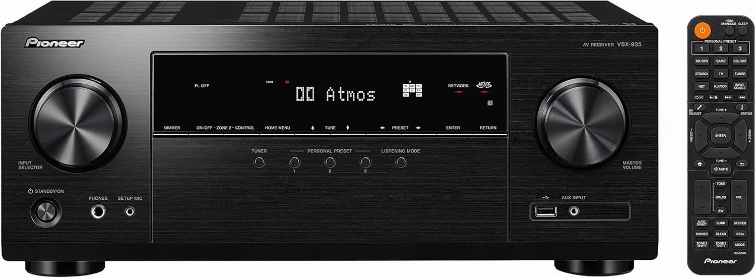VSX935 7.2 Channel Network AV Receiver (Renewed) network audio player,digital streamer,audio file player,