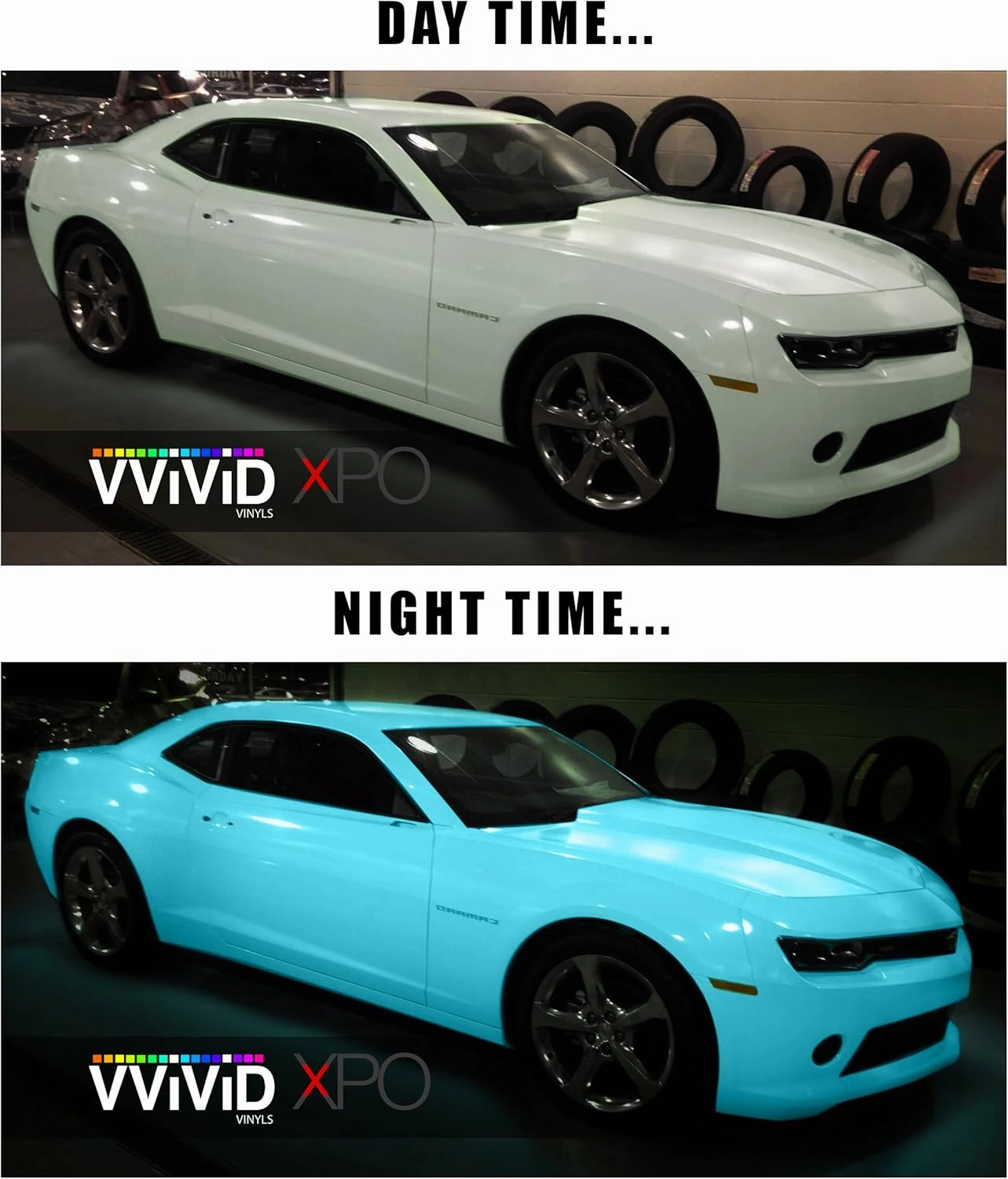VViViD Blue Glow in The Dark Vinyl Wrap Luminous Adhesive Film Air Release DIY Decal Sheet (2ft x 5ft)