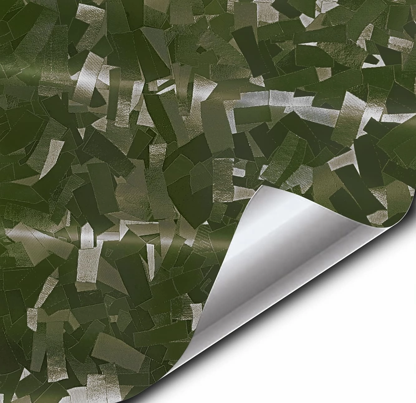 VViViD  Forged Composite Carbon Vinyl Wrap Roll (6ft x 5ft, Army Green)
