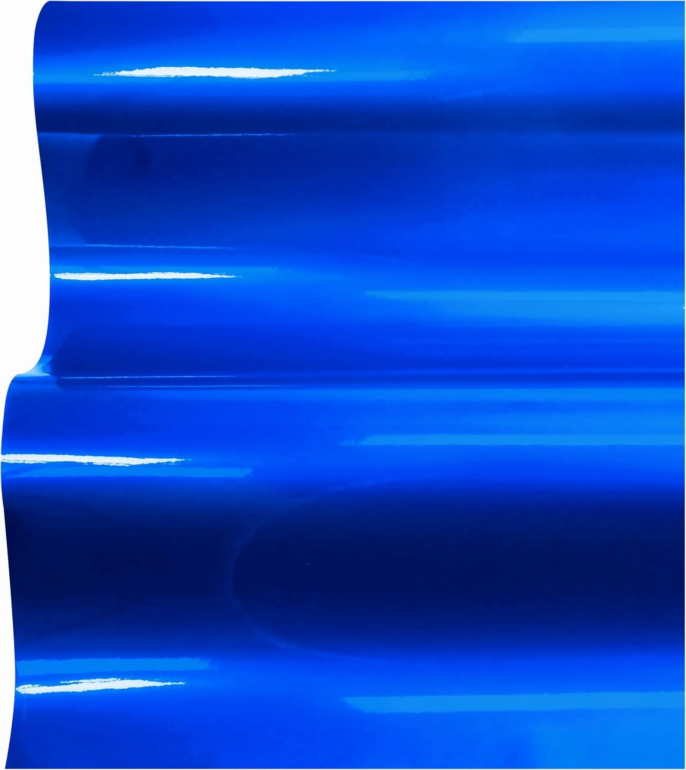 VViViD Gloss Liquid Metal Brilliant Blue Vinyl Car Wrap Film (6ft x 4.9ft)