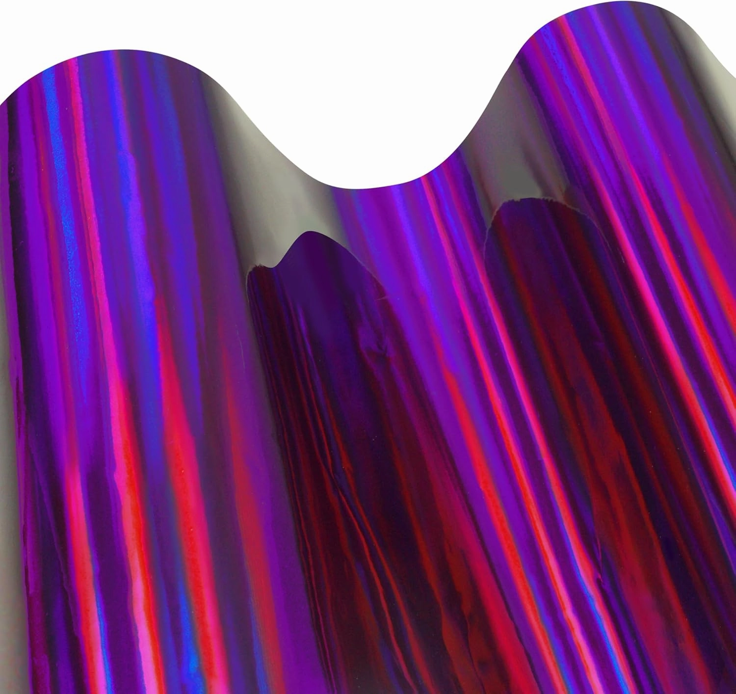 VViViD Holographic Chrome Purple Vinyl Wrap DIY Air-Release Adhesive Film 6ft x 4.9ft