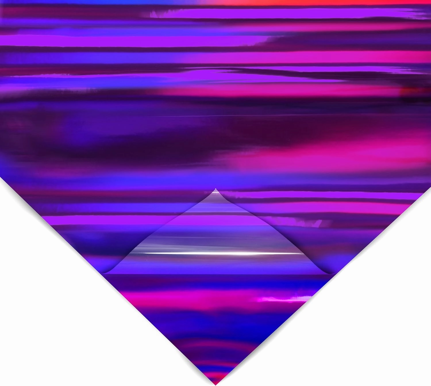 VViViD Holographic Chrome Purple Vinyl Wrap DIY Air-Release Adhesive Film 6ft x 4.9ft
