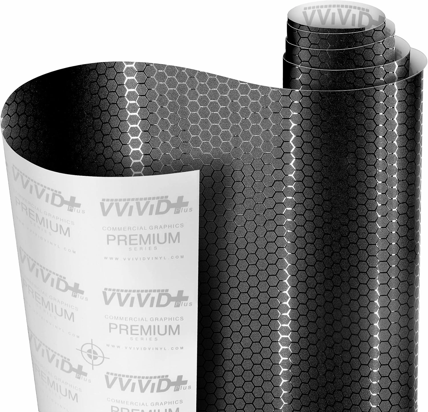 VViViD  Honeycomb Matte Black Medium Pattern Car Wrap Vinyl (10ft x 5ft) vinyl accessories,turntable parts,record player tools,