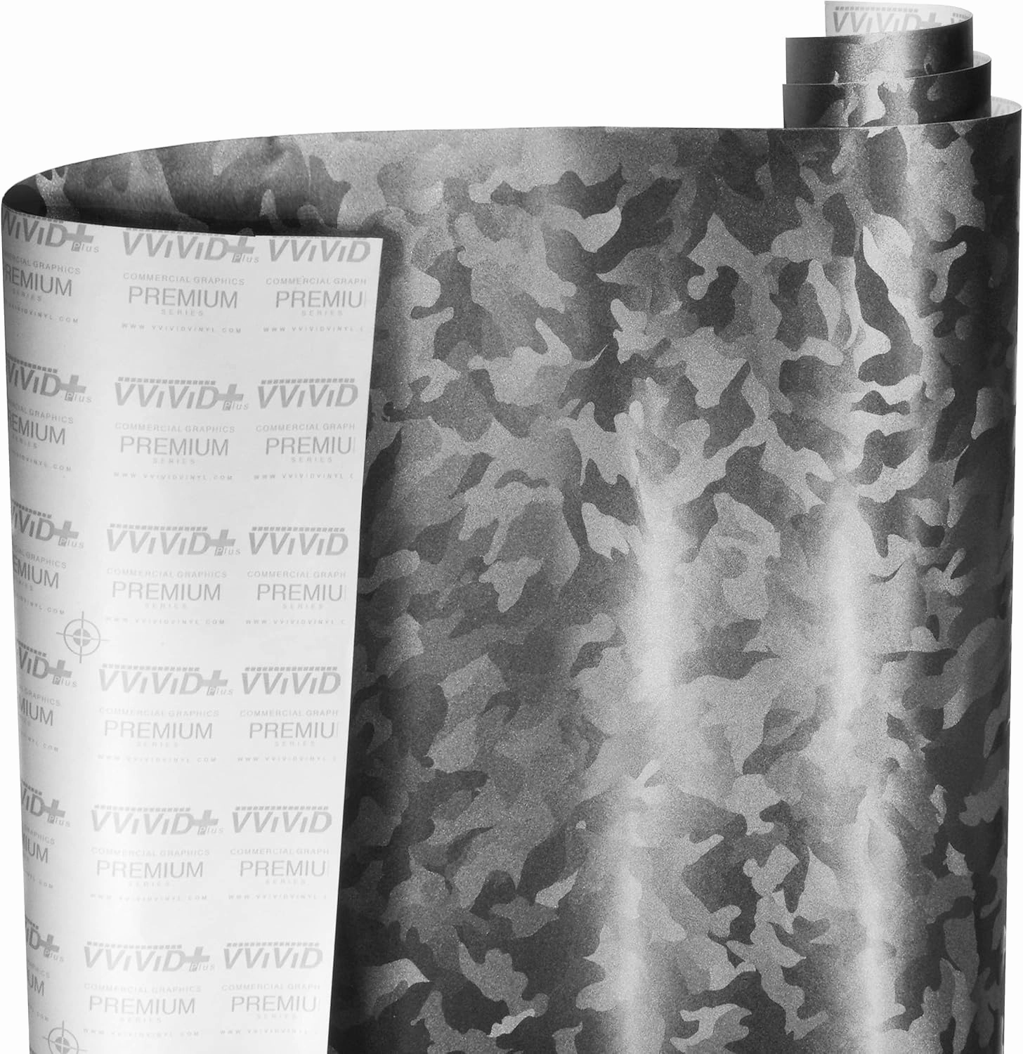 VViViD  Stealth Medium Pattern Camouflage Vinyl Wrap Roll (6ft x 5ft, Ghost Metal)