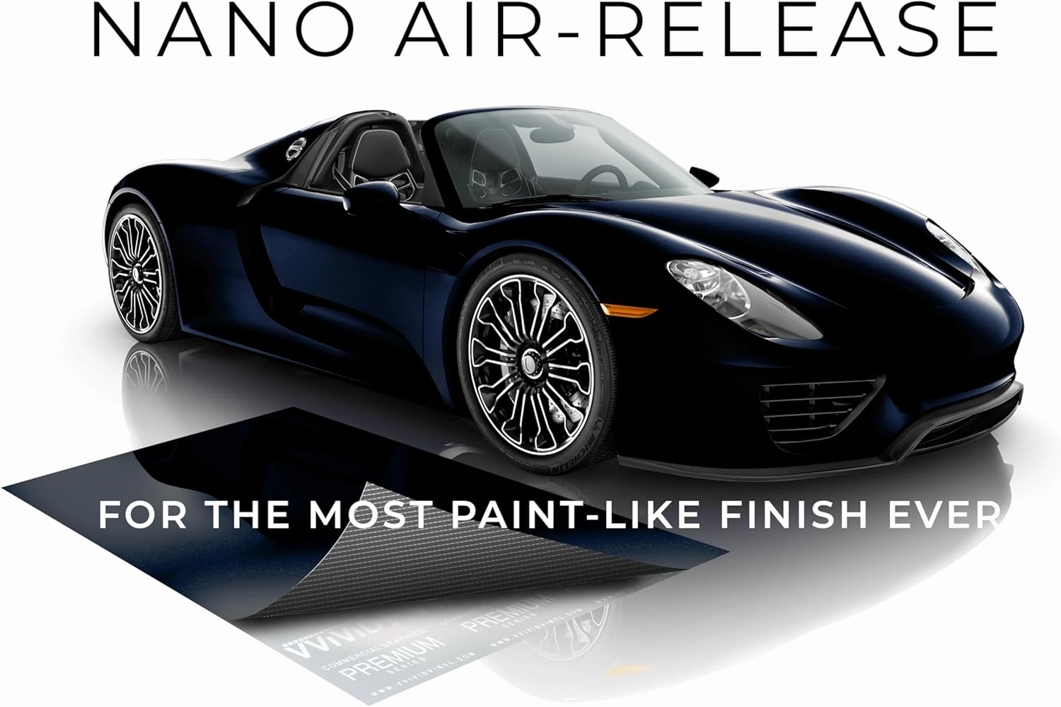 VViViD  Ultra Gloss Midnight Metallic Blue Vinyl Car Wrap (6ft x 59")