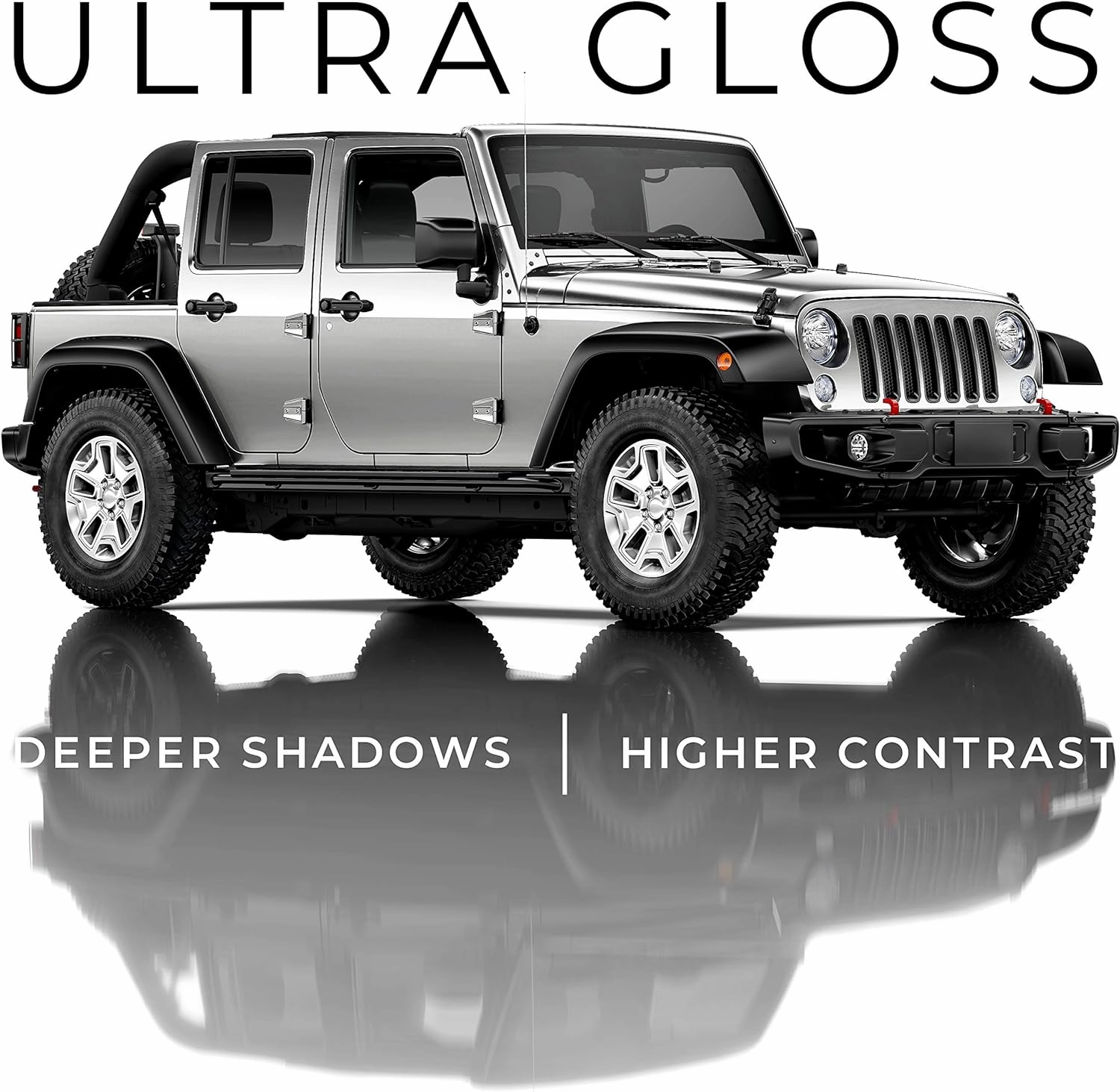 VViViD  Ultra Gloss Silver Metallic Vinyl Car Wrap Premium Paint Replacement Film Roll with Nano Air Release Technology, Stretchable Protective Cap Liner, Self Adhesive, Indoor Outdoor (6ft x 5ft)