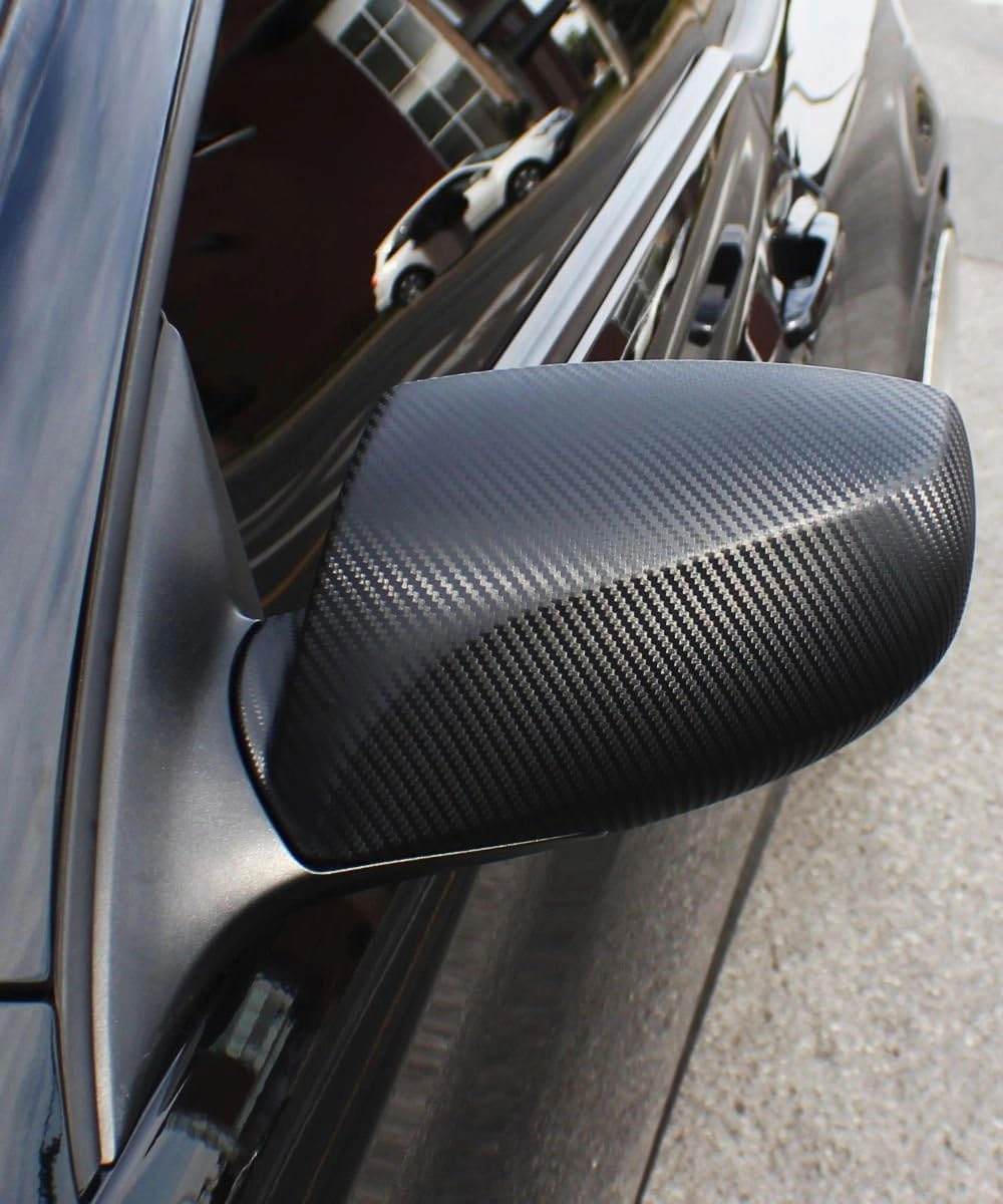 VVIVID XPO Black 3D Carbon Fiber 5ft x 5ft 25sq ft Cast Vinyl Decal Bubble-Free Car Wrap