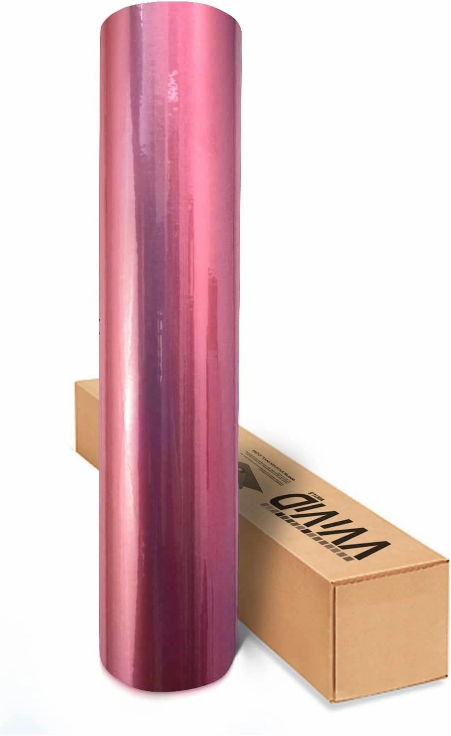 VVIVID XPO Gloss Liquid Metal Pink Vinyl Car Wrap Film (6ft x 5ft (Hood, Roof of Trunk Wrap Kit))
