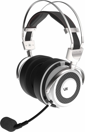 VZR Model One Gaming Headset  3D Audio for First-Person Shooter/FPS Gaming, Patented CrossWave Spatial Audio, Removable Noise-Canceling Mic, 3.5mm Wired, Ultra Low Latency, All Day Comfort audiophile headphones,high-end headphones,studio over-ear,