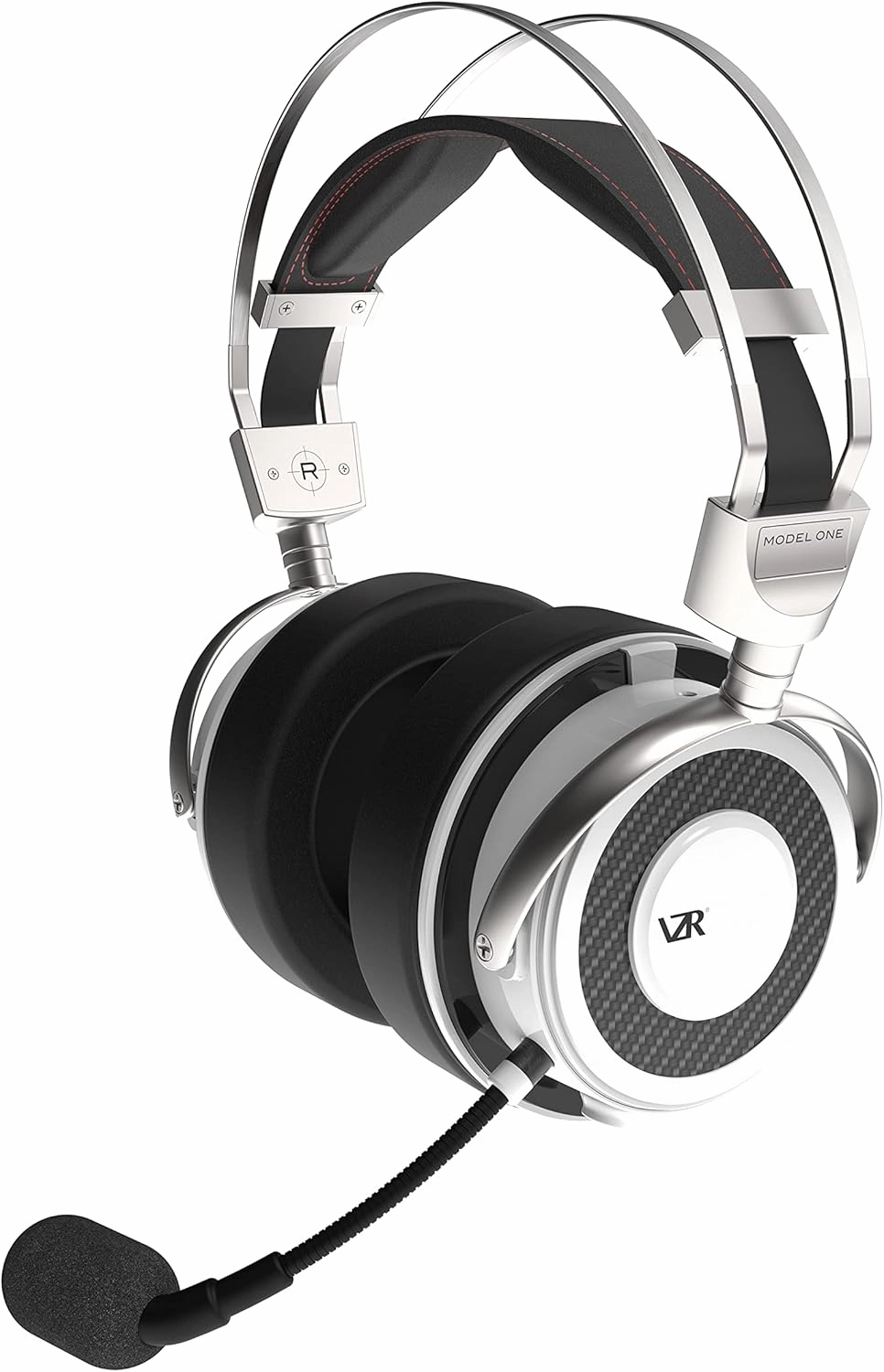 VZR Model One Gaming Headset  3D Audio for First-Person Shooter/FPS Gaming, Patented CrossWave Spatial Audio, Removable Noise-Canceling Mic, 3.5mm Wired, Ultra Low Latency, All Day Comfort audiophile headphones,high-end headphones,studio over-ear,