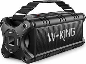 W-KING Bluetooth Speaker, 90W Max Loud Portable Speakers Bluetooth Wireless, IPX6 Waterproof Outdoor Speaker with 50W Deep Bass/2 Powerful Subwoofer/40H/Power Bank/EQ/TF/AUX/NFC for Pool/Party/Travel wireless speakers,portable Bluetooth speaker,multiroom s